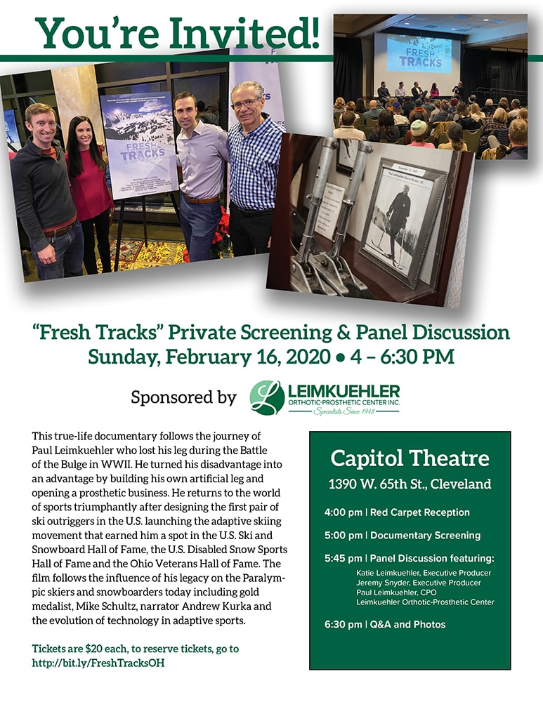 Fresh Tracks Private Screening & Panel Discussion Sunday